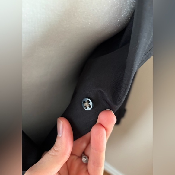 London Fog NWT Women’s M Single Breasted Tie Waist Removable Hood Trench Coat - Picture 6 of 10